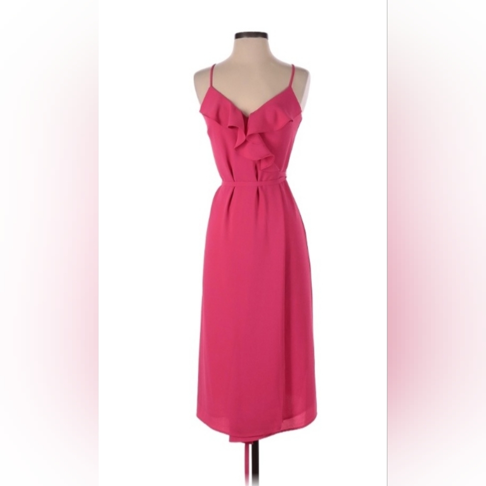 Hot pink dress